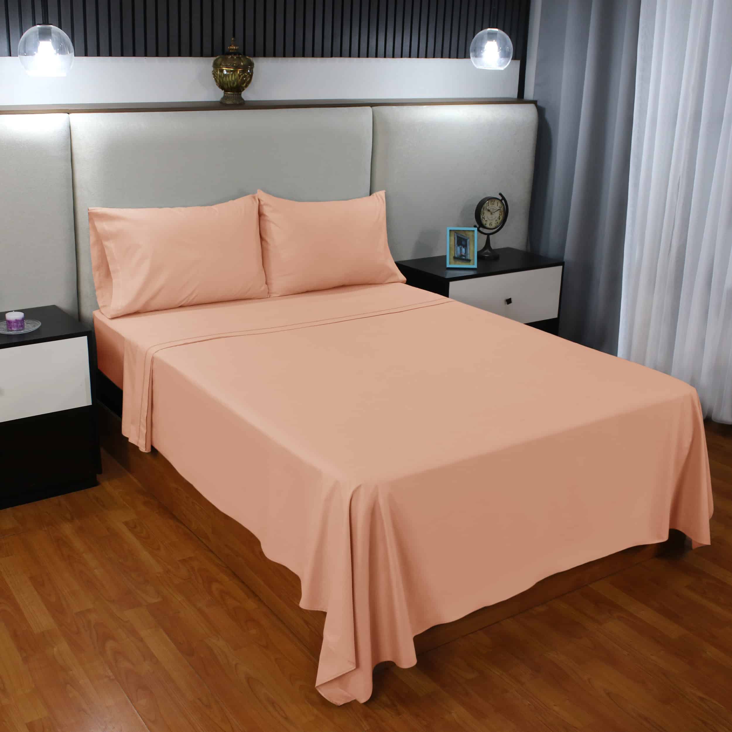 Juego De Sábanas Algodón Matrimonial 4 Pzas Transpirable - Image 5