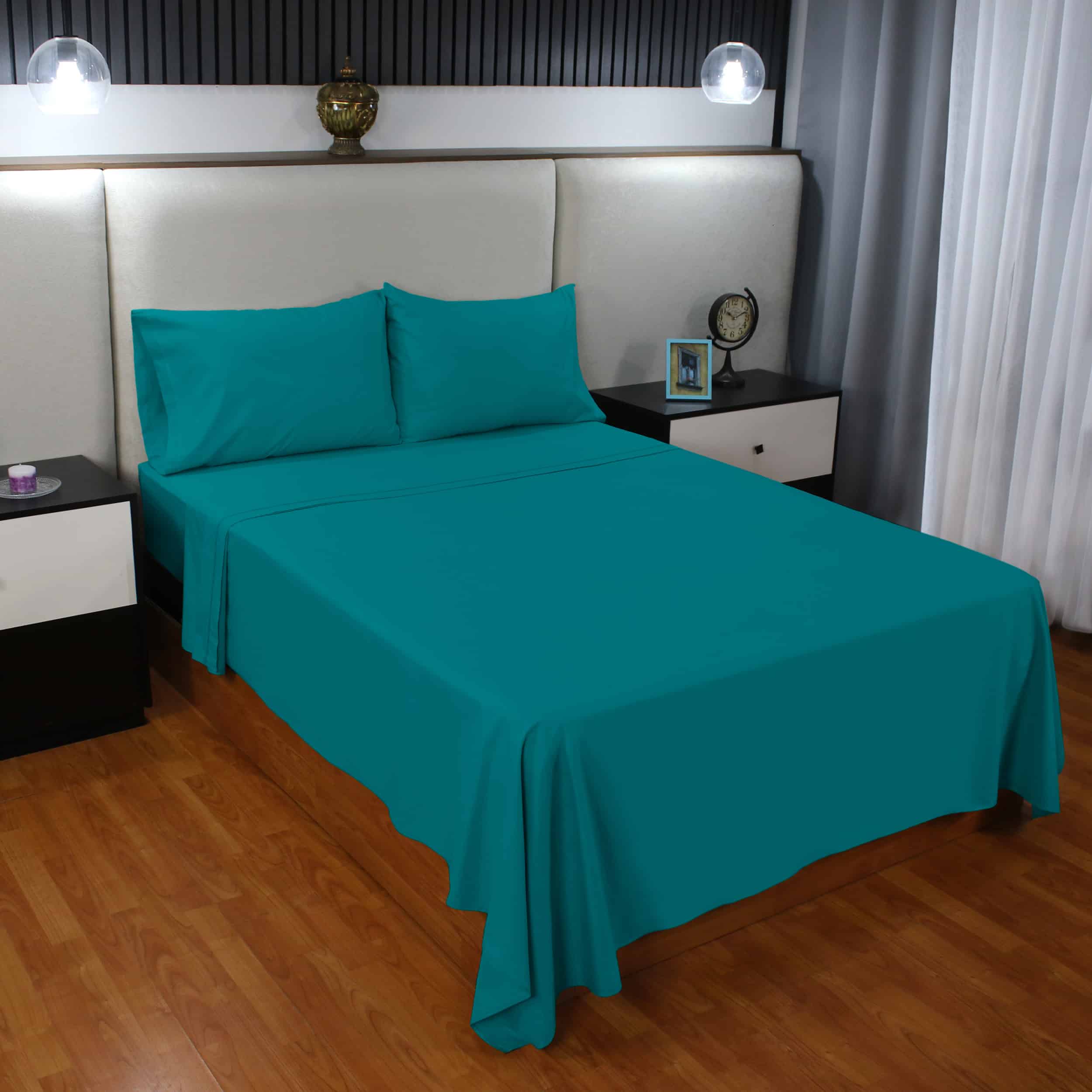 Juego De Sábanas Algodón King Size 4 Pzas Transpirable - Image 3